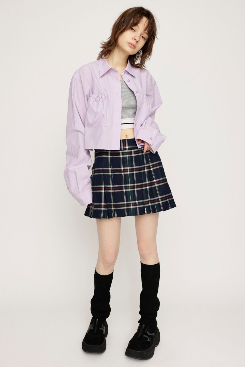 SLY「GATHER POCKET CROPPED シャツ」|シャツ・ブラウス|