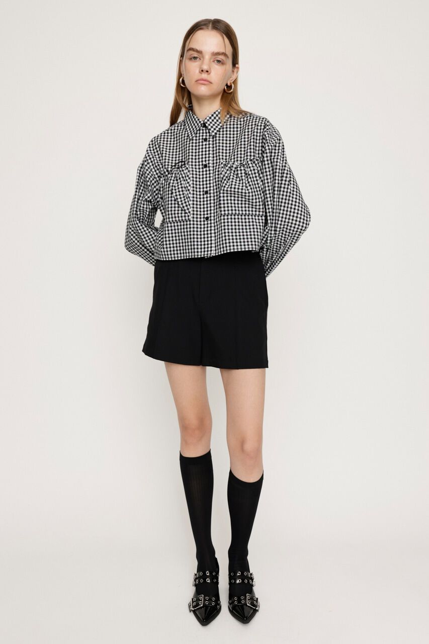 SLY「GATHER POCKET CROPPED シャツ」|シャツ・ブラウス|