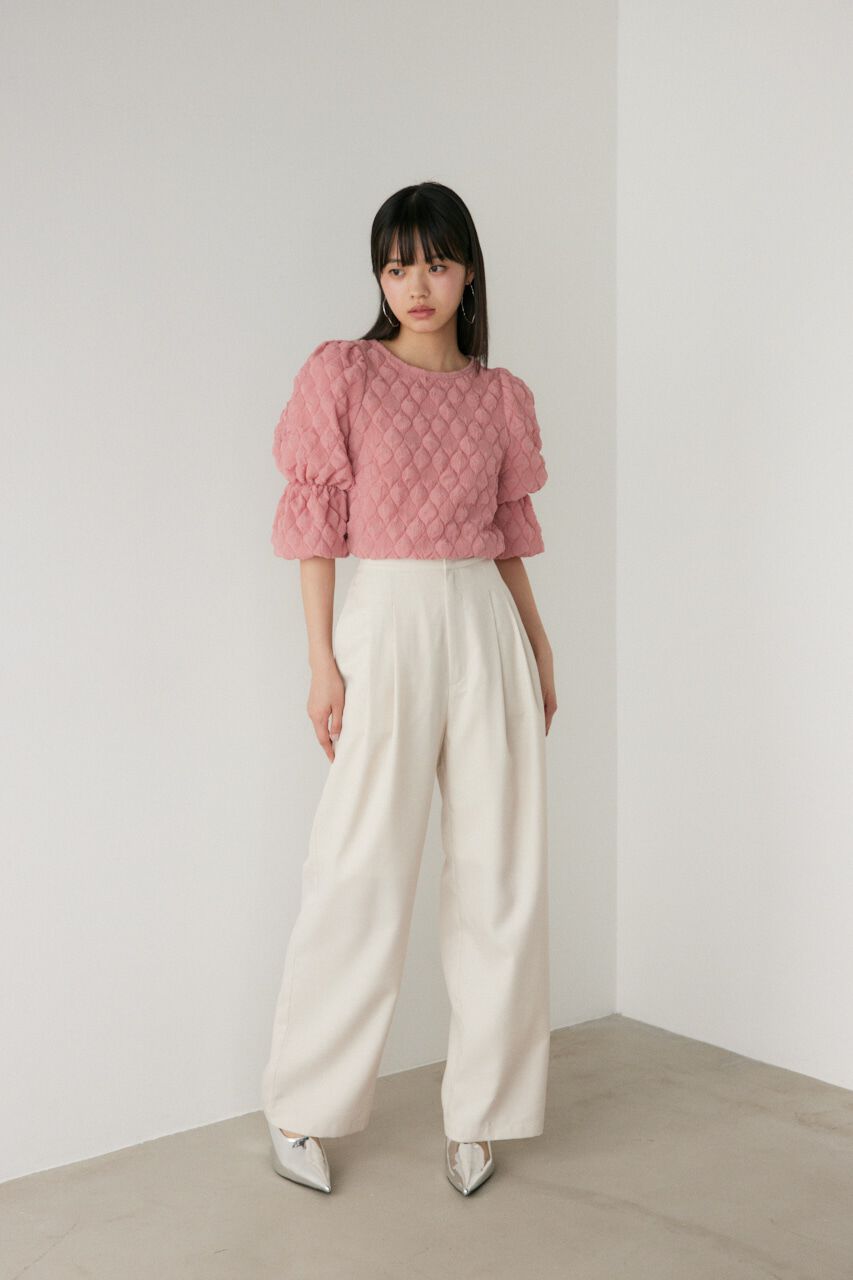 SLY「PUFF SLEEVE CUT トップス」|Tシャツ・カットソー|