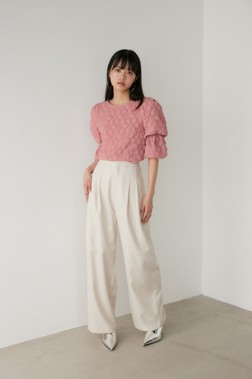 SLY「PUFF SLEEVE CUT トップス」|Tシャツ・カットソー|