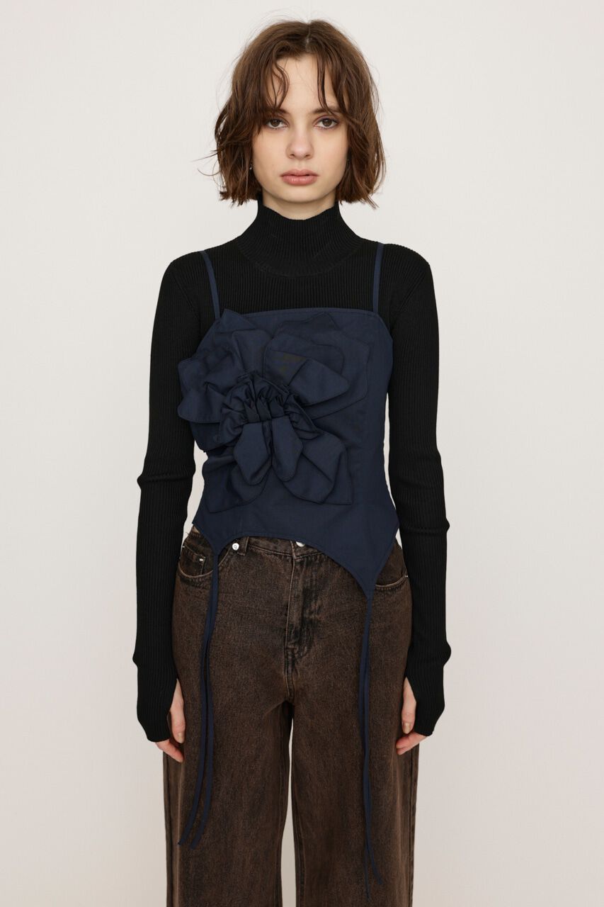 SLY「FLOWER MOTIF BUSTIER」|キャミソール|
