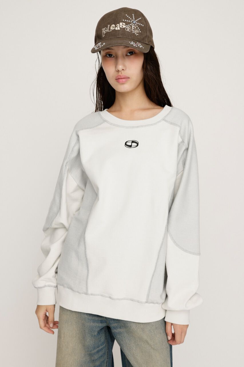 SLY「REVERSE SEAM SW トップス」|Tシャツ・カットソー|O/WHT1