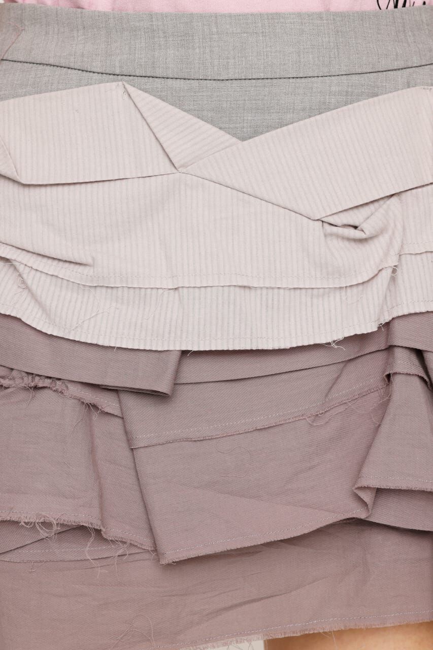 SLY「FRILL DRAPE スコート」|スカート|