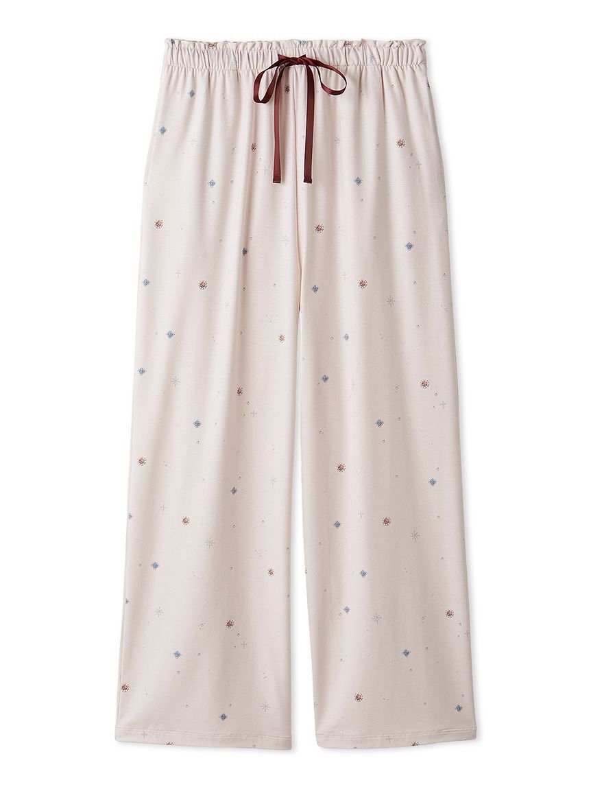 SNIDEL HOME「総柄ロングパンツ」|ルームウェア|