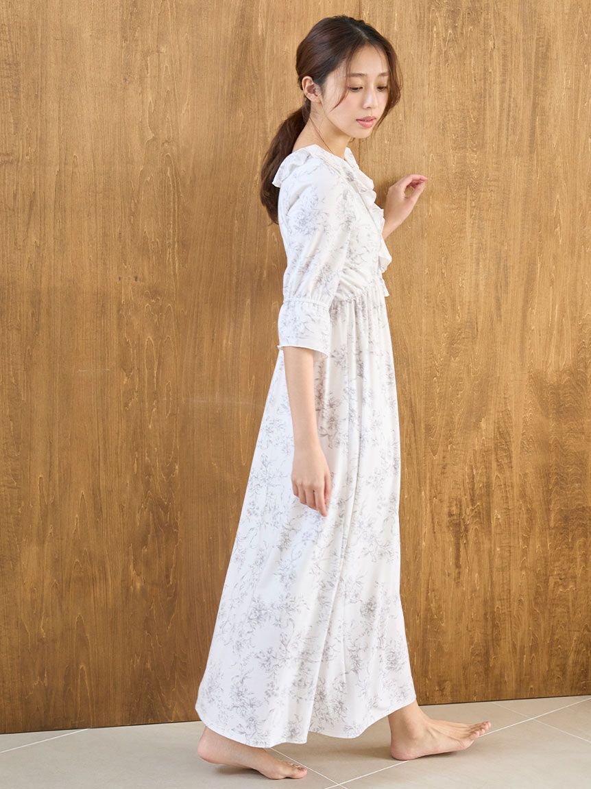 SNIDEL HOME「【接触冷感】カットカシュクールワンピース」|ルームウェア|