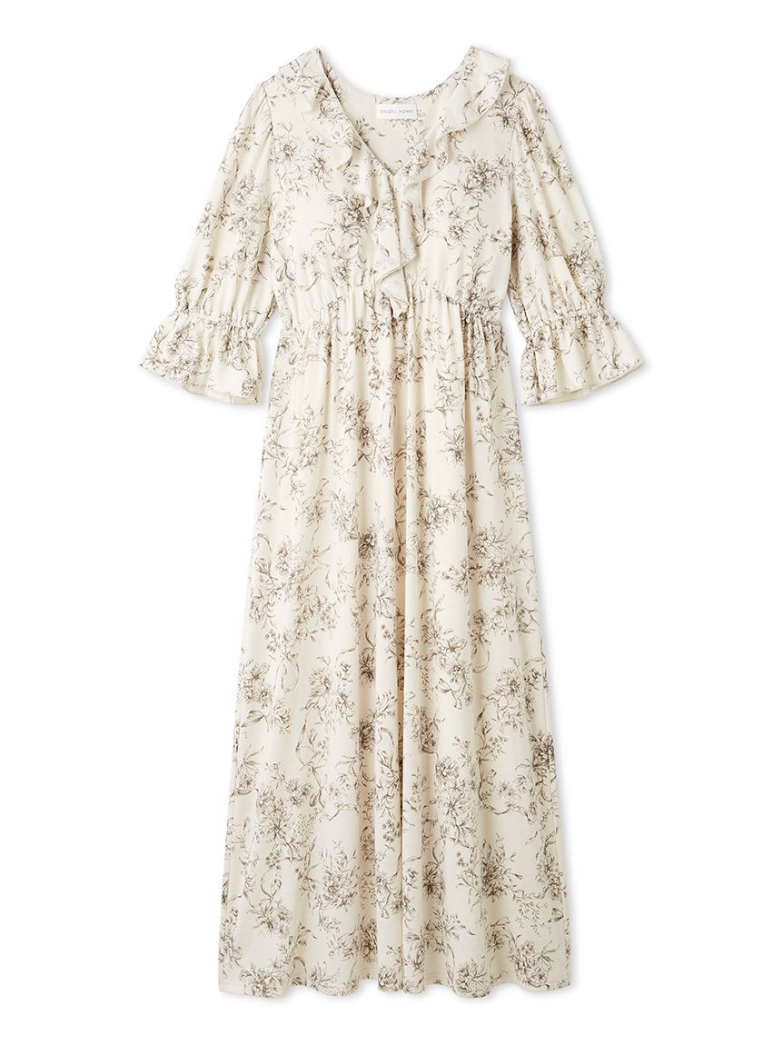 SNIDEL HOME「【接触冷感】カットカシュクールワンピース」|ルームウェア|