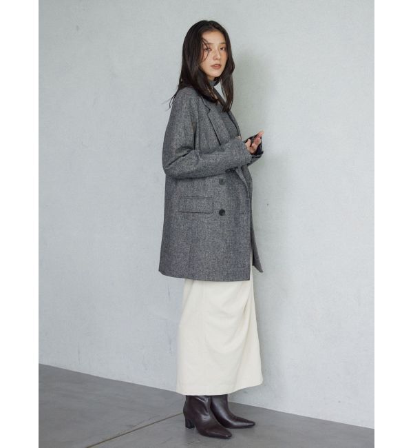 LAGUNAMOON「ウールロングテーラードジャケット」|テーラードジャケット|