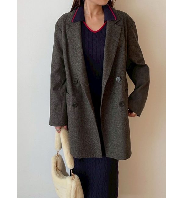 LAGUNAMOON「ウールロングテーラードジャケット」|テーラードジャケット|