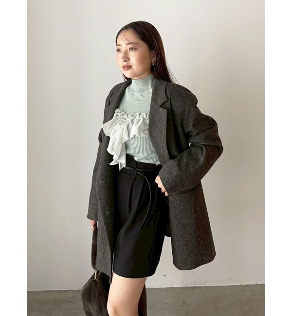 LAGUNAMOON「ウールロングテーラードジャケット」|テーラードジャケット|