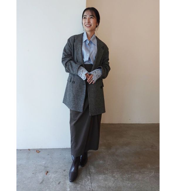 LAGUNAMOON「ウールロングテーラードジャケット」|テーラードジャケット|
