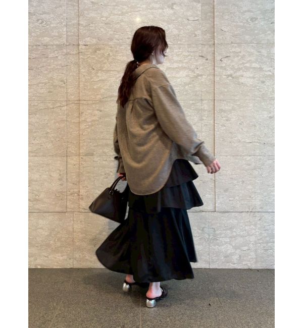 LAGUNAMOON「ヘムスリットティアードスカート」|スカート|