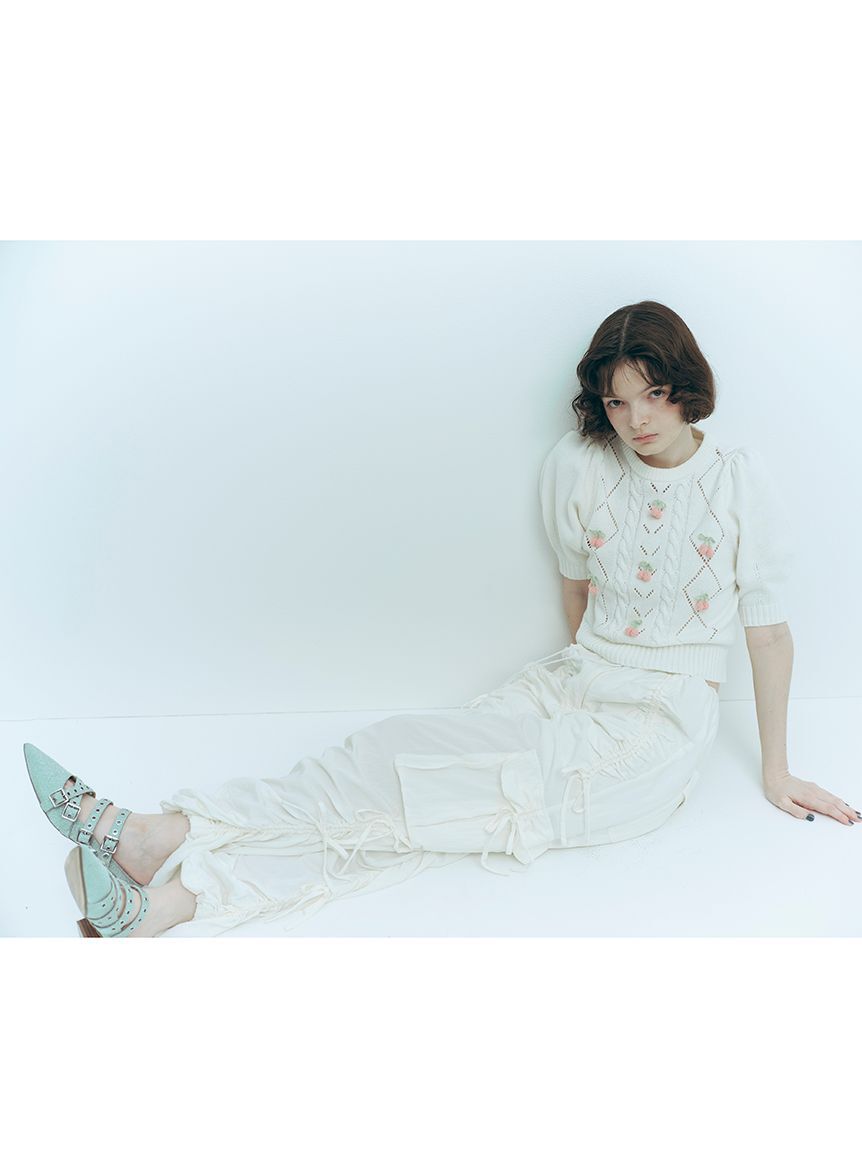 FURFUR「クロスストラップアイレットシューズ」|サンダル|