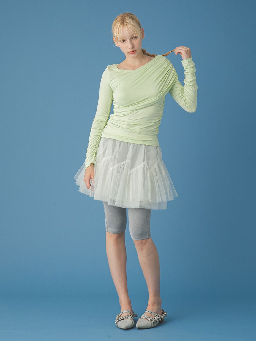 FURFUR「ソフトドレープカットトップス」|Tシャツ・カットソー|