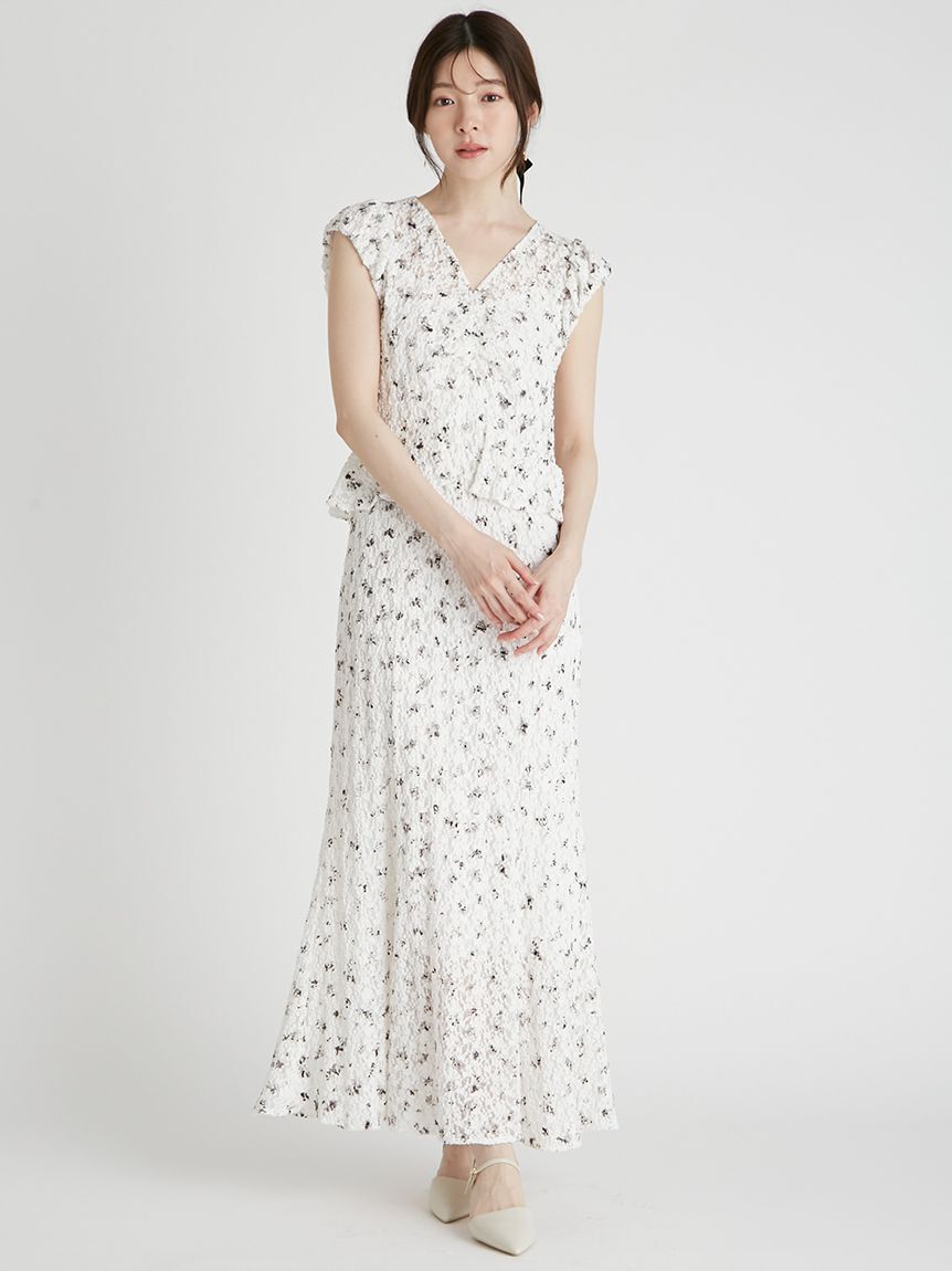 CELFORD「ピグメントフラワーワンピース」|ワンピース|