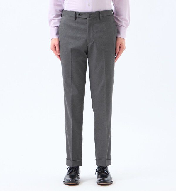 MACKINTOSH PHILOSOPHY「トロッター トラウザーズ #000（ナンバーゼロ）バーズアイストレッチ リサイクル」|スラックス|