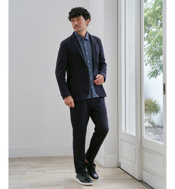 IKKA LOUNGE「デニムライクスイスカラーシャツ」|シャツ・ブラウス|