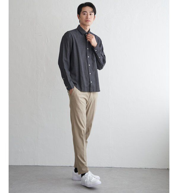 IKKA LOUNGE「デニムライクスイスカラーシャツ」|シャツ・ブラウス|