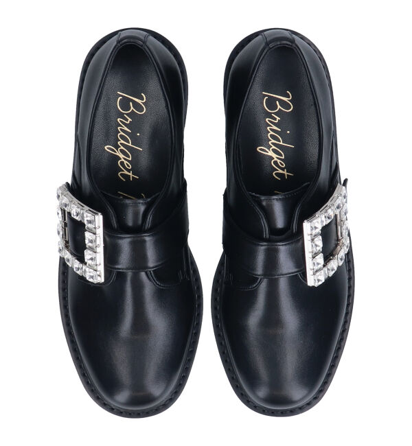 Bridget Birkin「【Bridget Birkin】スクエアサイドビジューローファー(551650)」|ローファー|