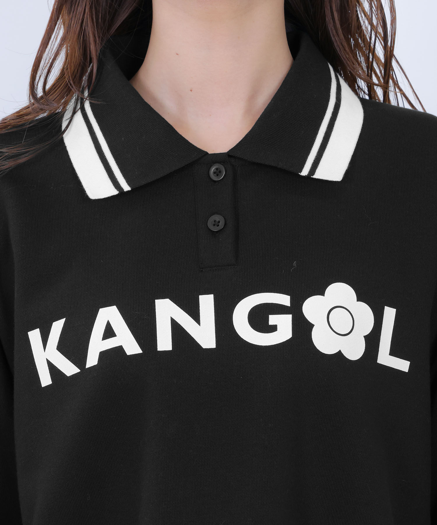 MARY QUANT「KANGOL&times;MQポロ プルオーバー」|ポロシャツ|