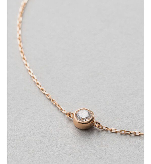 ete「K18 ダイヤモンド 0.1ct ブレスレット「ブライト」」|ブレスレット・バングル|