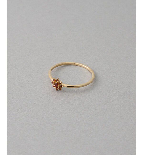 ete「[ガーネット] K10YG ポム リング」|リング|