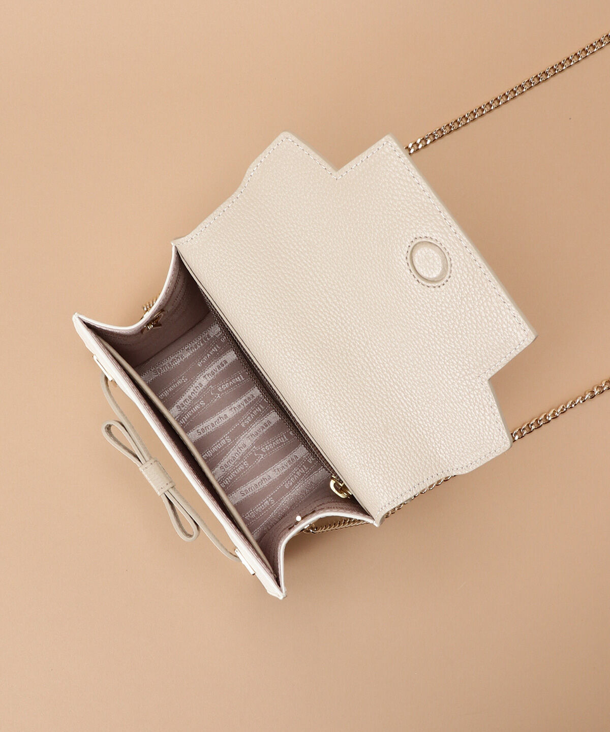 Samantha Thavasa「バイカラーエムシュシュⅡ ショルダーバッグ 小サイズ」|ショルダー・メッセンジャー|