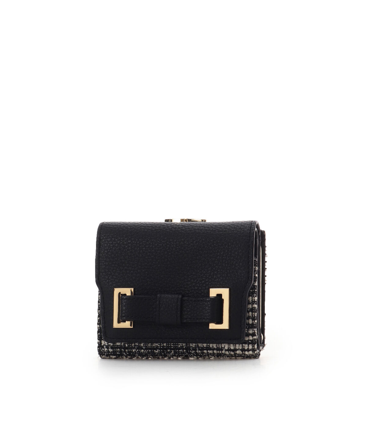 Samantha Thavasa「ループツイードデザイン エムシュシュⅢ 口金折財布」|財布|