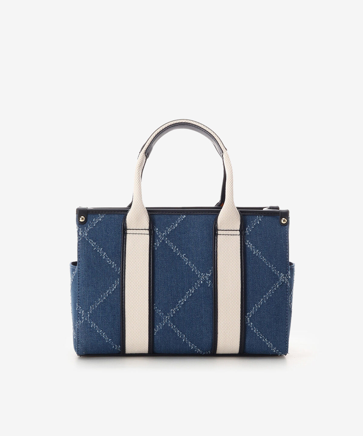 Samantha Vega「ロゴテープデニム風トート（小）」|ハンドバッグ|