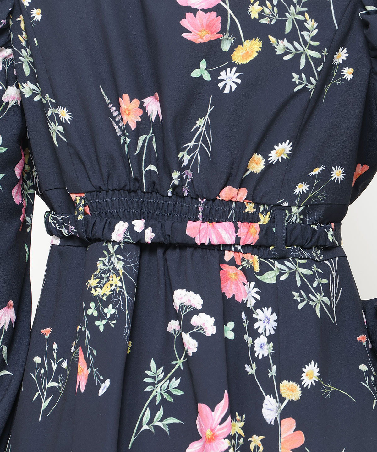 アンドクチュール「コスモスガーデンプリントシャツワンピース」|ワンピース|