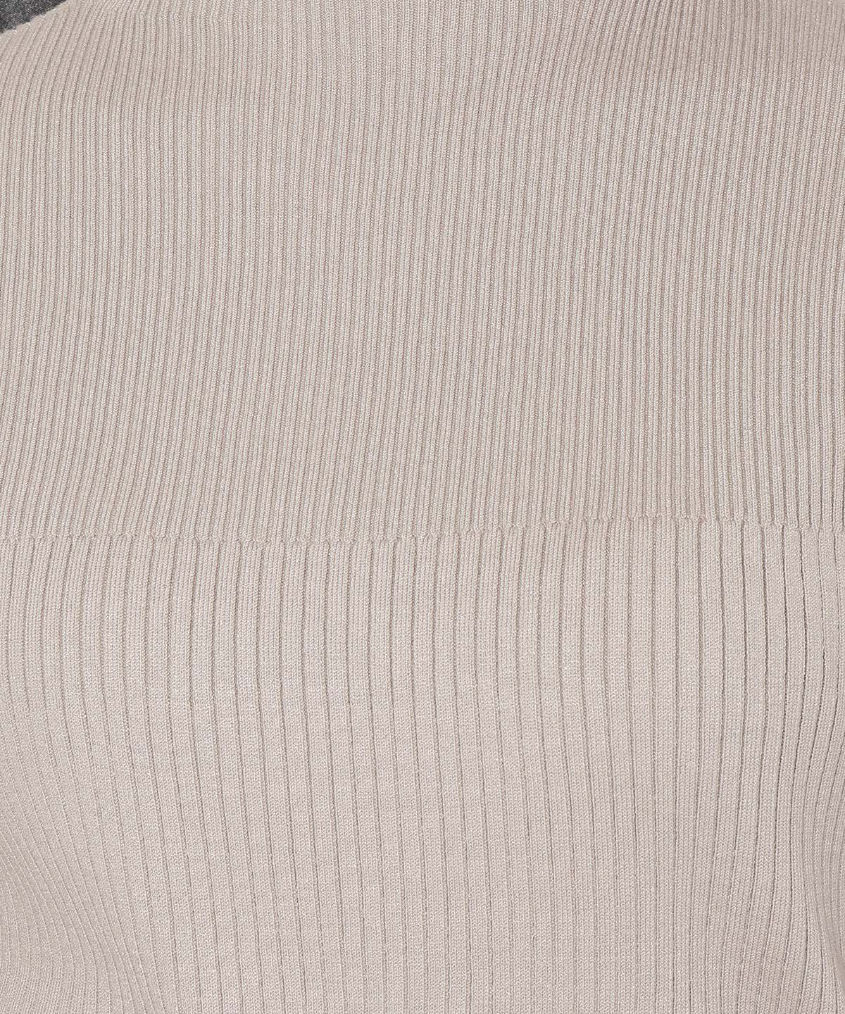 WILLSELECTION「袖口ボタンボトルネックリブニット」|ニット・セーター|