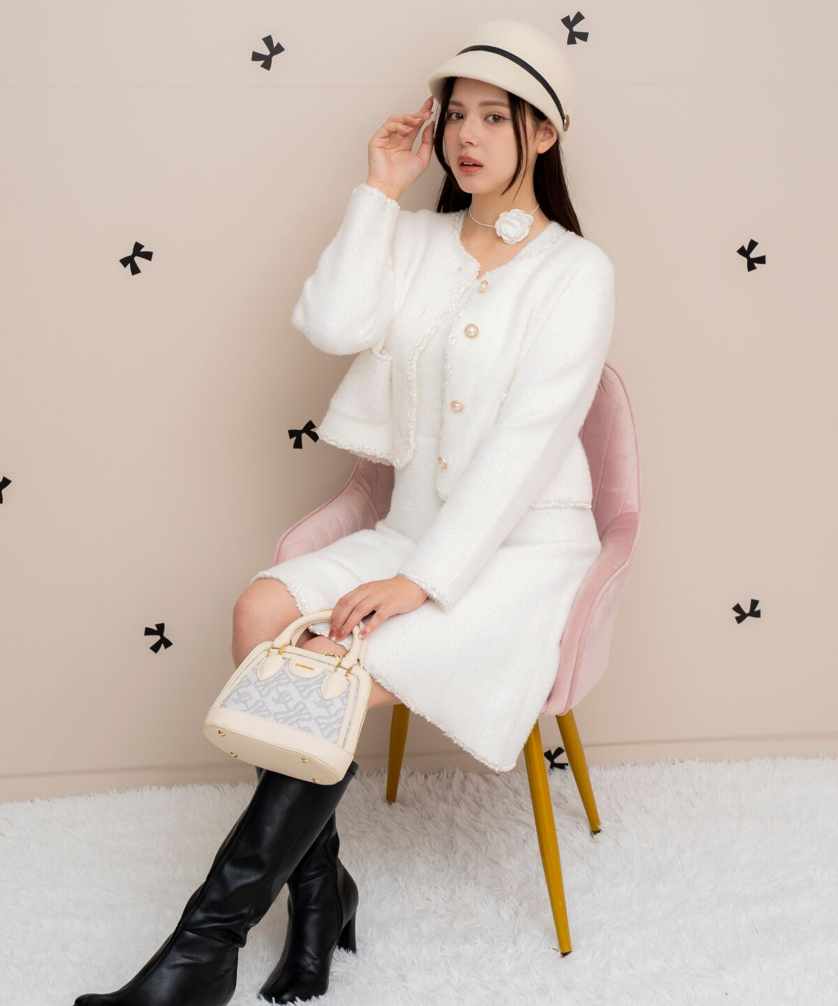 WILLSELECTION「フラワーチョーカー」|ネックレス|