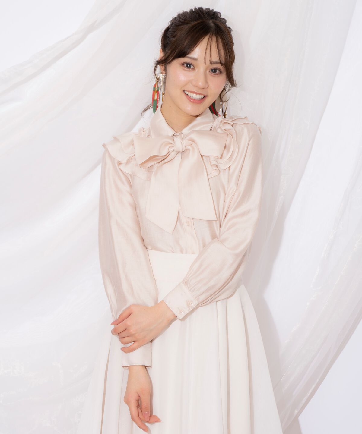 WILLSELECTION「ギャザーフリルボウタイブラウス」|シャツ・ブラウス|