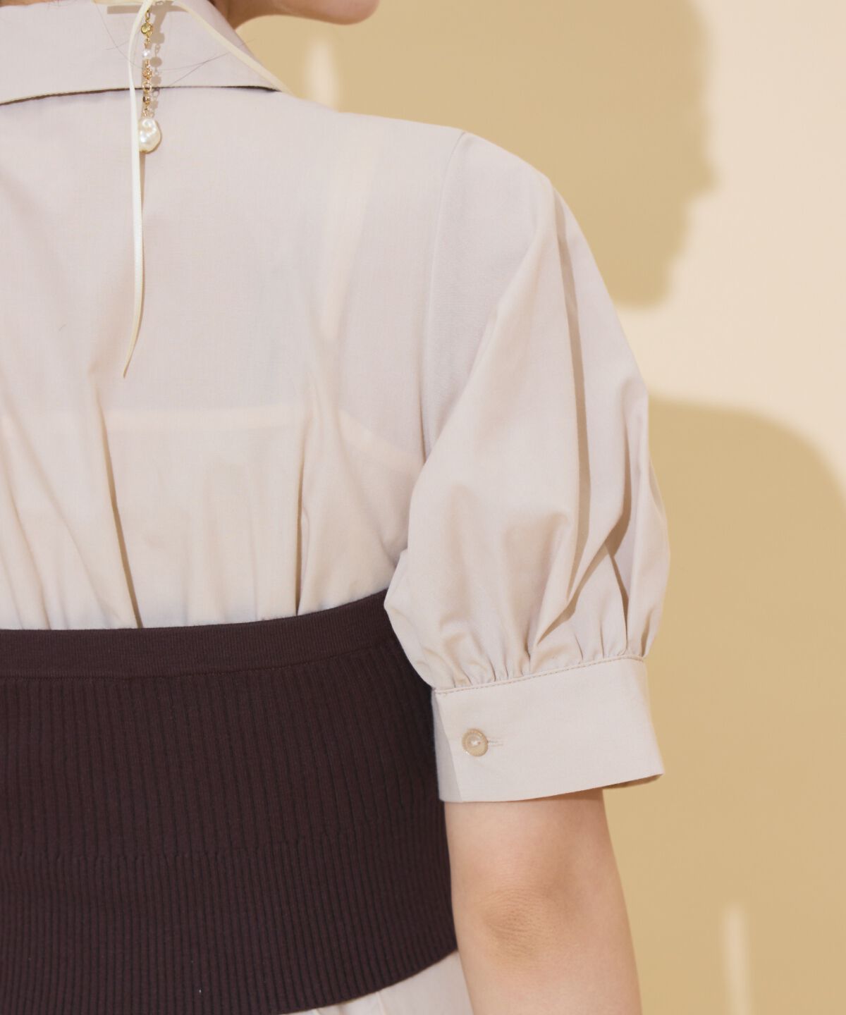 WILLSELECTION「ビスチェレイヤードタックシャツワンピース」|ワンピース|