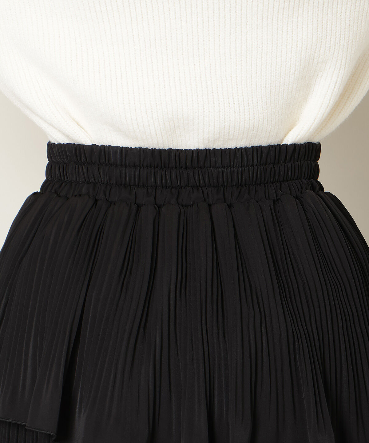 WILLSELECTION「プリーツティアードミニスカート」|フレア|