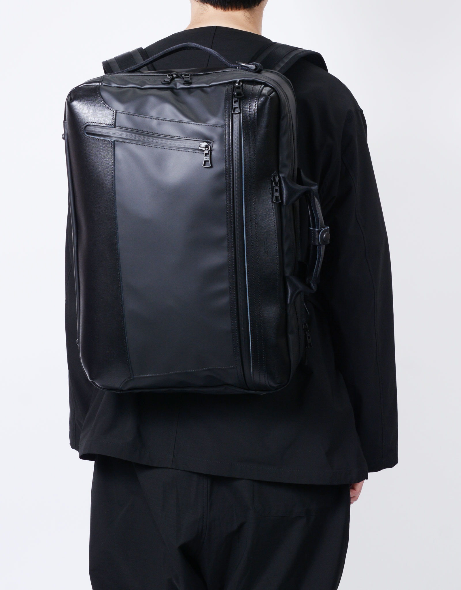 master-piece「STREAM-F 3WAYブリーフケース」|リュック|クロ