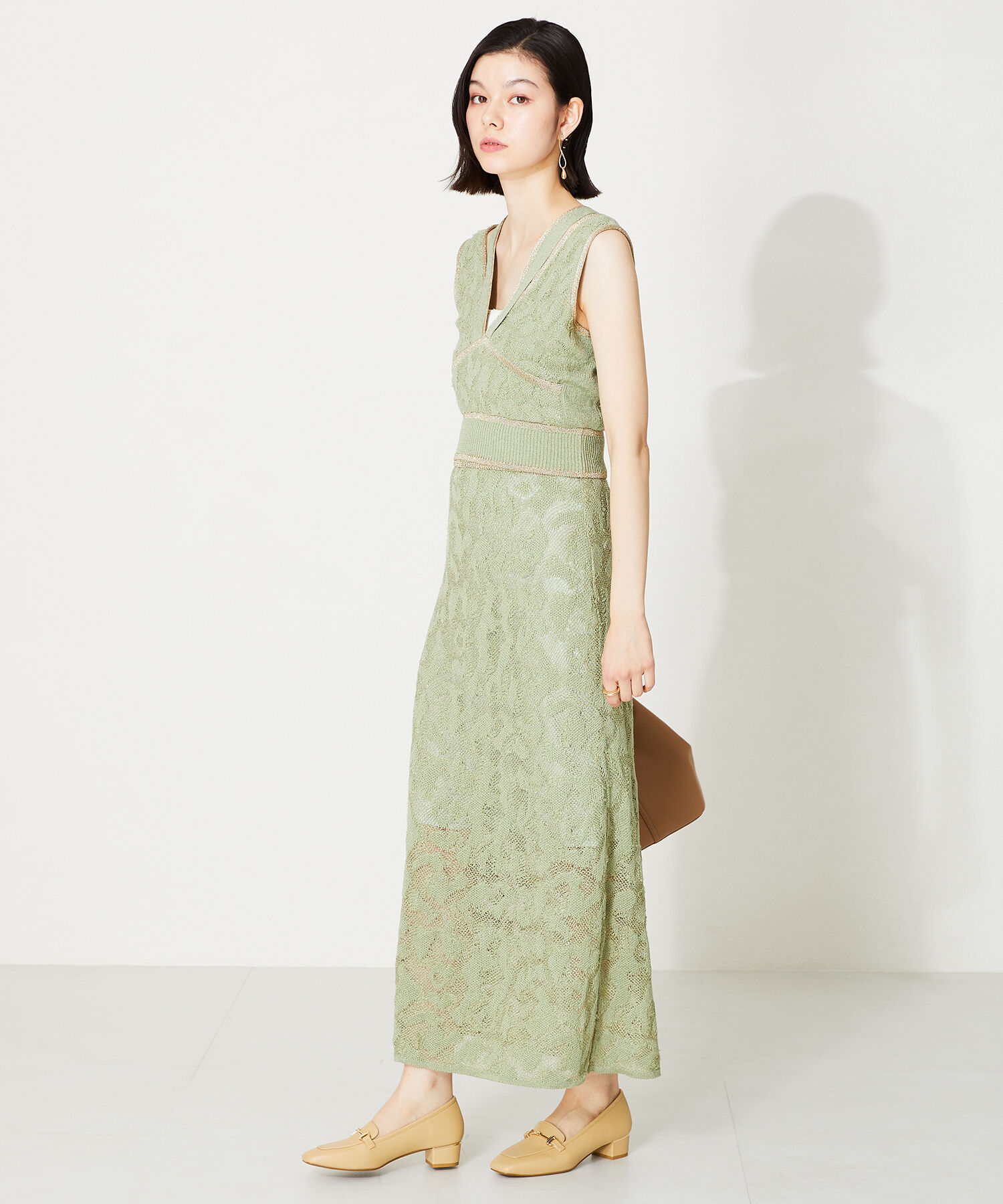 WA Oriental TRaffic「【定番】メタリックラインビットヒールローファー/42101」|ローファー|