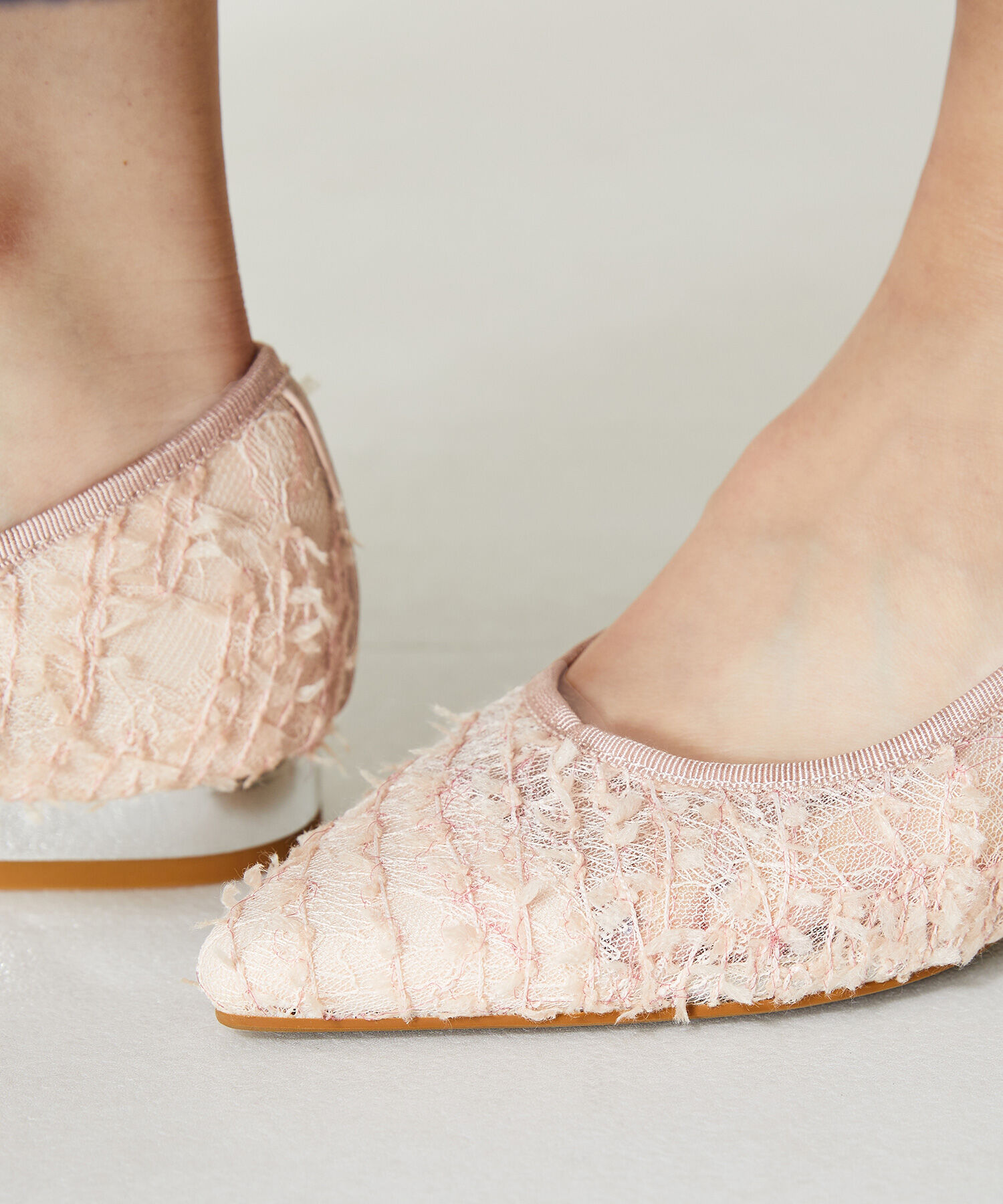 ORiental TRaffic「メタリックヒールチュールパンプス/41102」|パンプス|