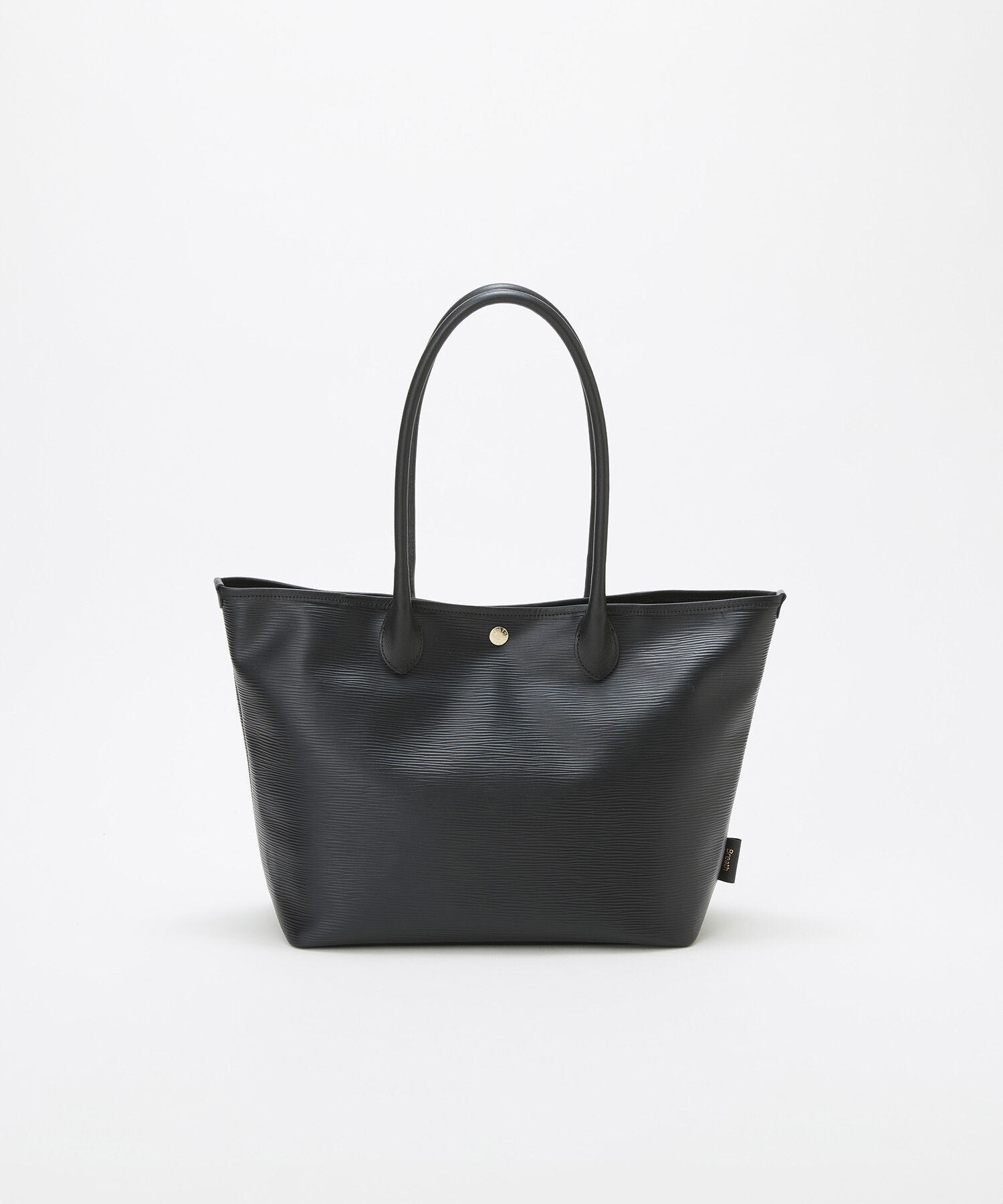 TOPKAPI BREATH「【Breath TOPKAPI】RIPPLE リプル レザーハンドル A4 トートバッグ」|トートバッグ|ブラック