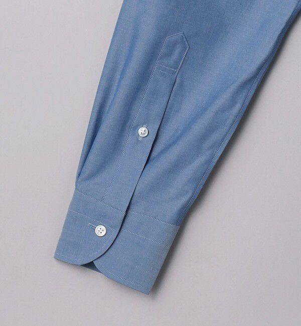 UNITED ARROWS「イージーケア AG シャンブレー タブカラー ドレスシャツ -抗菌防臭-」|シャツ・ブラウス|