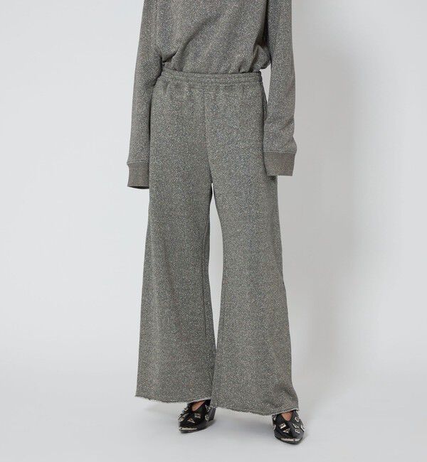 ASTRAET「＜ASTRAET＞ラメ ウラケ スウェットワイドパンツ」|その他|DK.GRAY