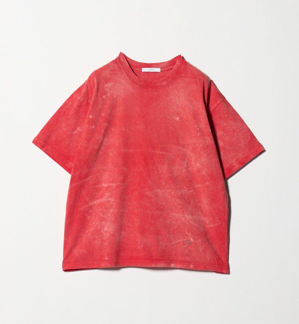 ASTRAET「＜ASTRAET＞コットン アシッド クルーネックTシャツ」|Tシャツ・カットソー|RED