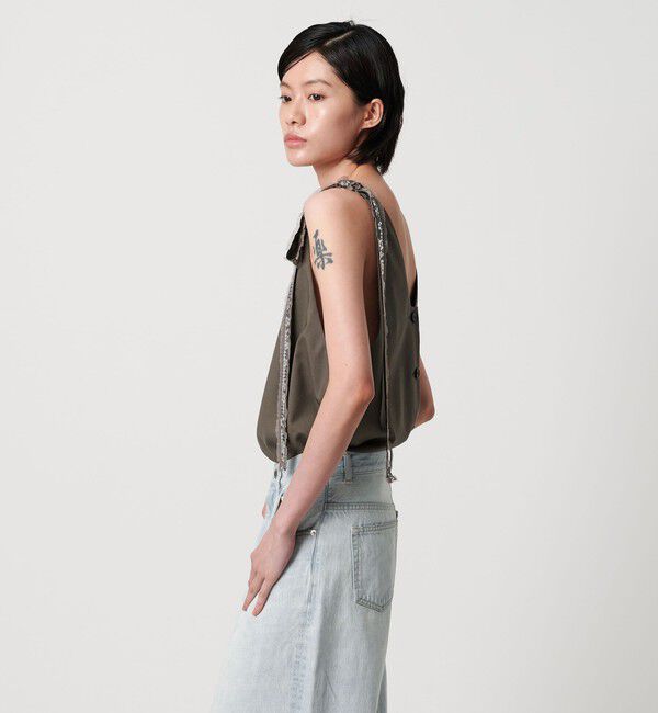 AEWEN MATOPH「＜AEWEN MATOPH＞スパンコールテープ 2WAYジレキャミソール」|キャミソール|