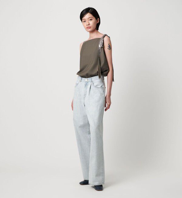 AEWEN MATOPH「＜AEWEN MATOPH＞スパンコールテープ 2WAYジレキャミソール」|キャミソール|