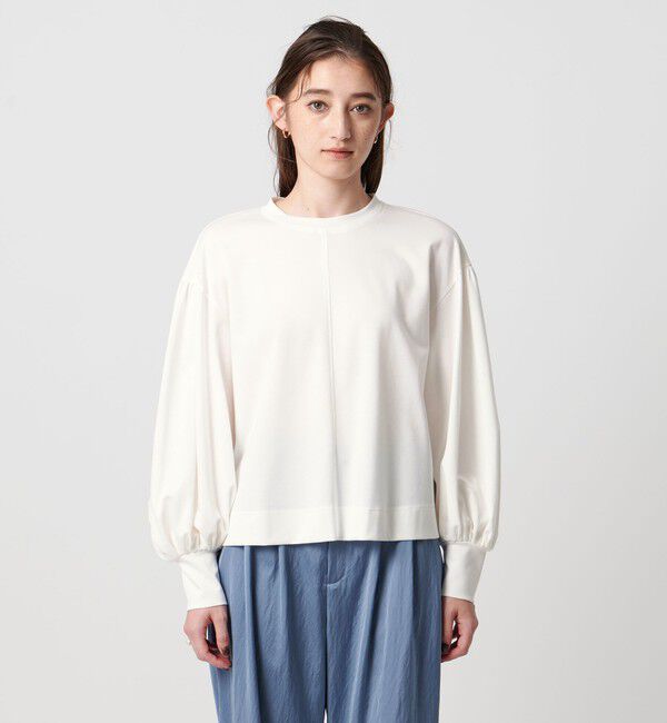 UNITED ARROWS「ポンチ バルーンスリーブ カットソー ‐ウォッシャブル‐」|Tシャツ・カットソー|