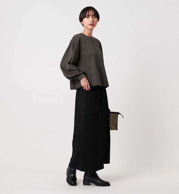 UNITED ARROWS「ポンチ バルーンスリーブ カットソー ‐ウォッシャブル‐」|Tシャツ・カットソー|