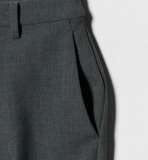 UNITED ARROWS「ダブルクロス ストレート パンツ ‐ウォッシャブル‐」|チノ|