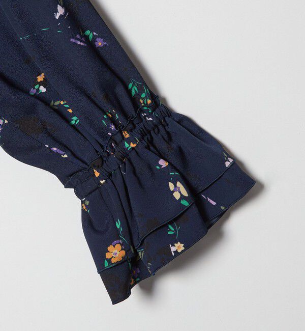 UNITED ARROWS「フラワー プリント ブラウス ‐ウォッシャブル‐」|シャツ・ブラウス|