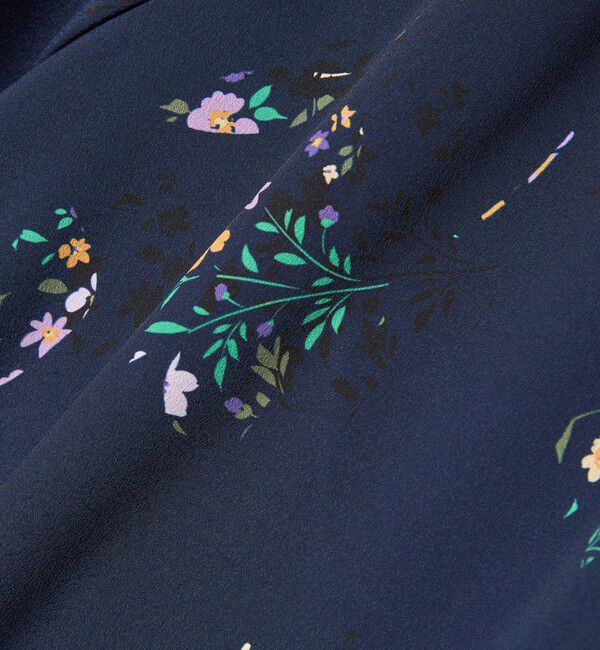 UNITED ARROWS「フラワー プリント ブラウス ‐ウォッシャブル‐」|シャツ・ブラウス|