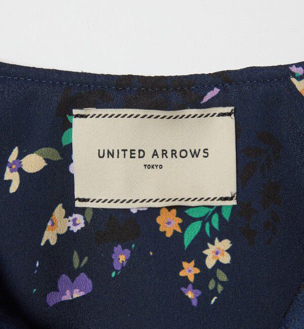 UNITED ARROWS「フラワー プリント ブラウス ‐ウォッシャブル‐」|シャツ・ブラウス|
