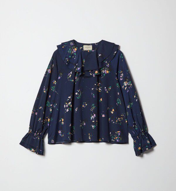 UNITED ARROWS「フラワー プリント ブラウス ‐ウォッシャブル‐」|シャツ・ブラウス|